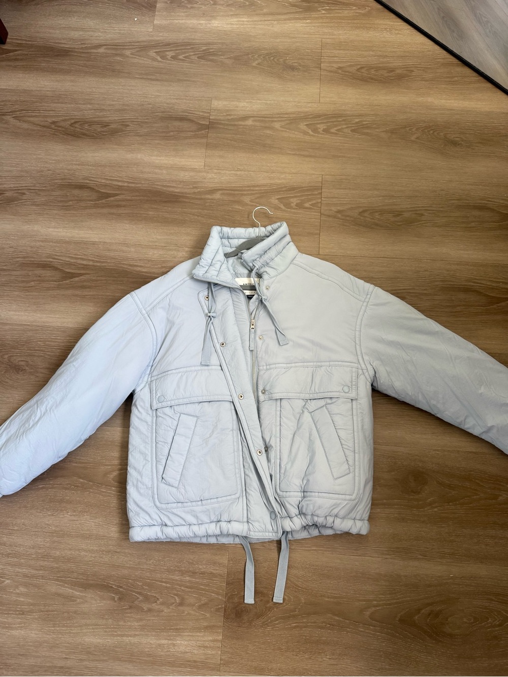 American Eagle Light Blue Puffer